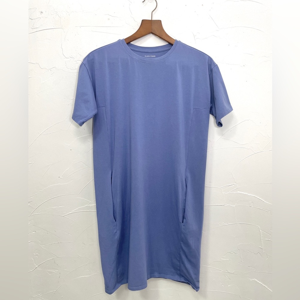 Eileen Fisher Traceable Cotton Jersey Dress - Picture 7 of 13